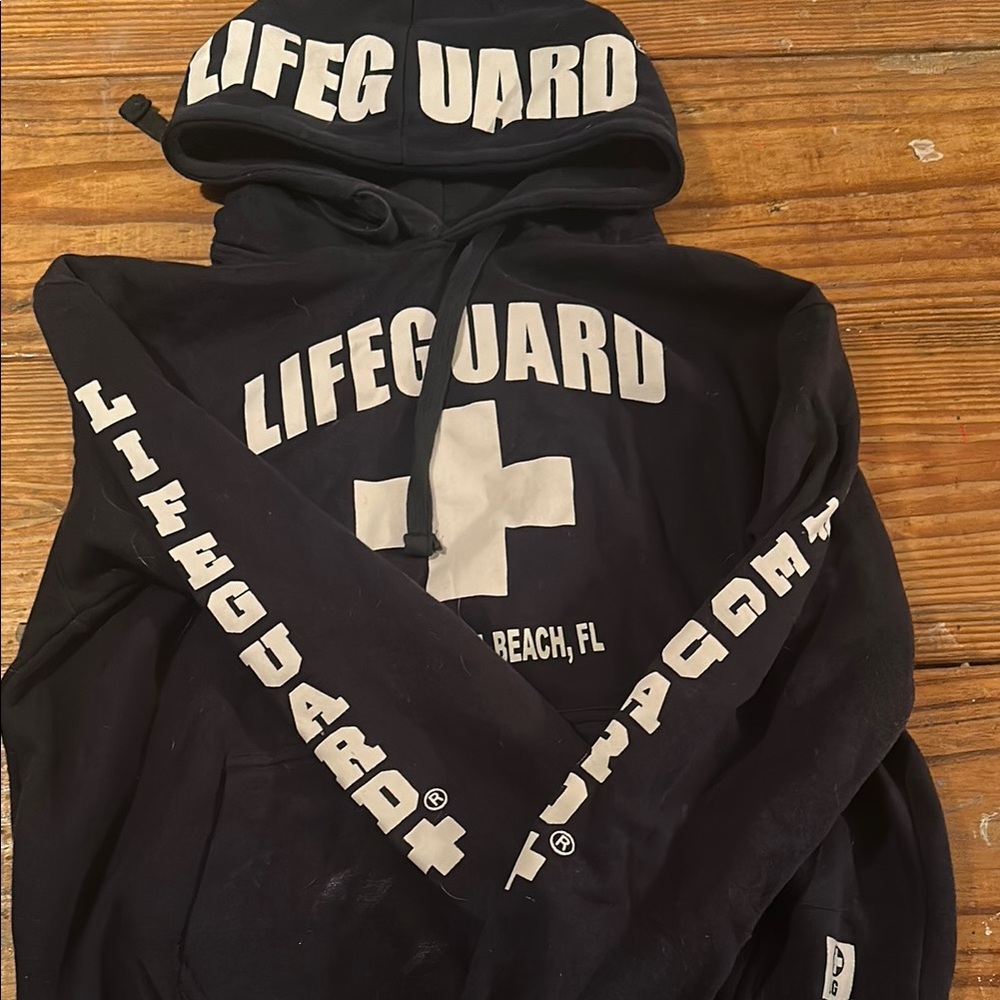 Black Lifeguard Hoodie